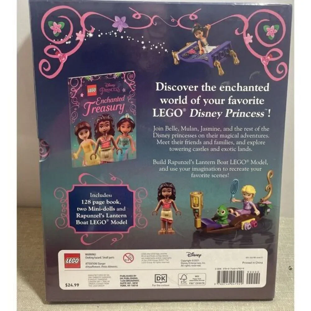 LEGO‎ Disney Princess Enchanted Treasury Hardcover & Rapunzel's Lantern Boat Set